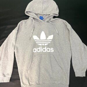 Adidas Originials Unisex Gray Trefoil Pullover Hoodie Size L